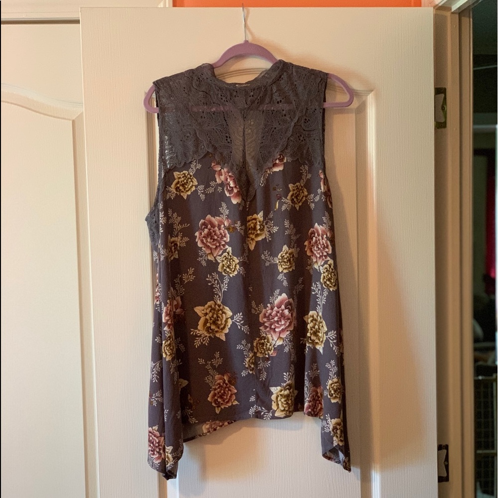 Torrid Tunic Lace Tank
